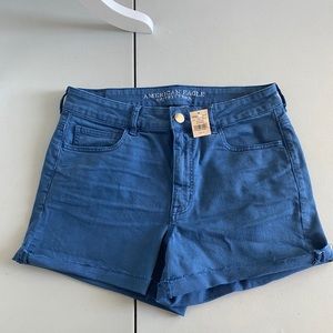 American Eagle High Rise Stretch Denim Shorts